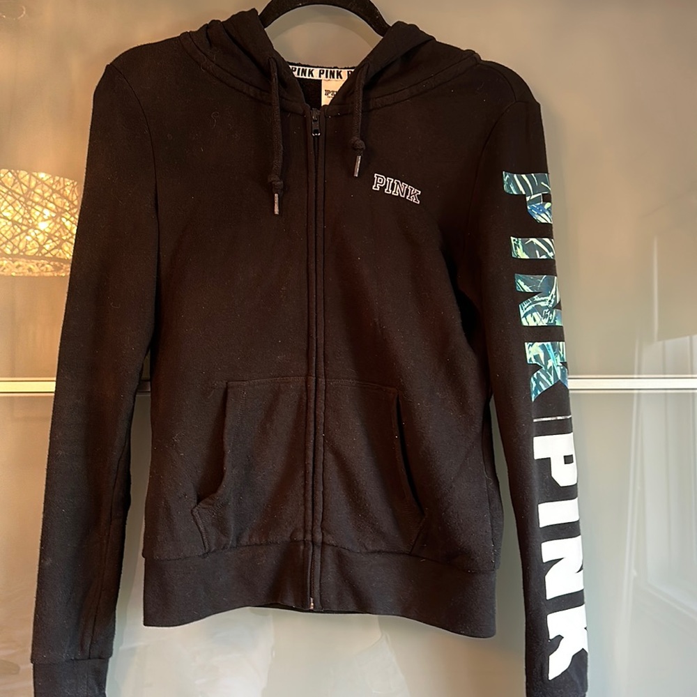 PINK zip up hoodie